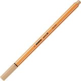 Stabilo Point 88 0,4 mm İnce Uçlu Keçeli Kalem Sıcak Gri Renkli Ergonomik Tasarım 1 Adet