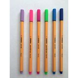 Stabilo Point 88 Fineliner Keçeli Kalem 6'lı Set - 1 Adet - Gri