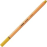 Stabilo Point 88 İnce Uçlu Keçeli Kalem 0,4 mm Köri Sarısı Renkli ve Ergonomik Tasarım