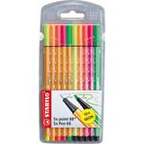 Stabilo Point 88 ve Point 68 10 Renk Fineliner Kalem Seti 8868/10-1 0.4 mm ve 1.0 mm Ölçüler
