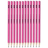 Stabilo Schwan 317 Neon Pembe 2B 12 Adet Kurşun Kalem