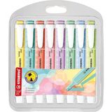Stabilo | Swing Cool Fosforlu Kalem Pastel Seti, 8'li, 1-4 mm Uç, 4 Saat Kurumaya Dayanıklı - Çok Renkli