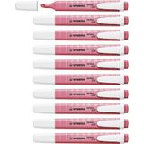 Stabilo Swing Cool Pastel Gül Pembe 10 Adet Fosforlu Kalem