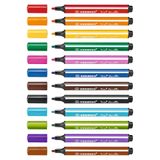 Stabilo Trio Scribbi Keçeli Kalem Masaüstü Set 12 Renk 36812-01