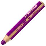 Stabilo Woody 3in1 Kalemi Lila Pastel Boya