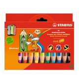 Stabilo Woody 4548/12 / 3 İn 1 Yağlı Pastel Boya