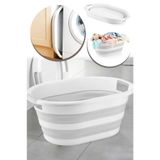 Stace Home Katlanabilir Çamaşır Sepeti (38 LT) Slikon Akordiyon Sepeti