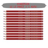 Staedtler 13144-23LN Kırılmaya Karşı Dayanıklı 12 Adet Kırmızı Kopya Kalemi