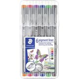 Staedtler 30805-SSB6 Pigment Liner Karışık Renk 0.5 mm 6'li Set Kalem