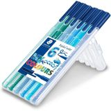Staedtler 323 SB6CS5 6'lı Set Triplus Color Keçeli Kalem