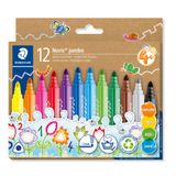 Staedtler 328-B C12 Noris Jumbo Üçgen Keçeli Kalem 3mm