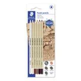 Staedtler 5790028 N:100P-SBK6 6'lı Mars Lumograph Pastel Kalem Set