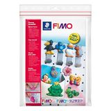 Staedtler 8742 09 Fimo motif-Form (eğlenceli hayvanlar, sofistike desen için detaylı boyama için, modelleme hamurları gibi Fimo Classic, Fimo Soft, Fimo etkisi, Fimoair Basic, Fimoair)