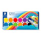 Staedtler 888 Nc12 Noris Clup Sulu Boya 12'li 1 Tüp Opak Beyaz Boya Ve Fırça