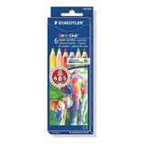 Staedtler Abs Sistemli Üçgen Süper Jumbo Kuru Boya 6'Li