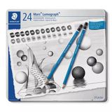 Staedtler Dereceli Kurşun Kalem Mars Lumograph Metal 24 Lü 100 G24
