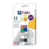 Staedtler Fimo Effect 25Gr X 12 Renk Polimer Kil Set C12-1