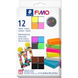 Staedtler Fimo Effect Neon Modelleme Polimer Kil Seti 12 Renk