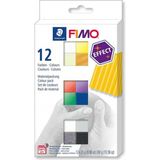 Staedtler Fimo Effect Polimer Kil Seti 12 Renk x 25 gr - Renkli