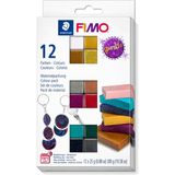 Staedtler Fimo Effect Polimer Kil Seti 12 Renk x 25 Gr. Sparkle (Işıltılı) Renkler