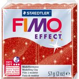 Staedtler Fimo Glitter Red Effect 57 GR Polimer Kil