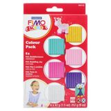 Staedtler Fimo Kids Glitter Simli Polimer Kil Seti 6 Renk