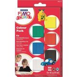 Staedtler Fimo Kids Polimer Kil Seti 42 gr x 6 Renk Mat Renkler