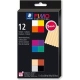 Staedtler Fimo Professional 12 Renk Polimer Kil Seti 25 Gr. Yüksek Kalite Sanatsal Malzeme