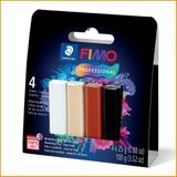 Staedtler Fimo Professional Natural Modelleme Polimer Kil Seti 4X25GR.