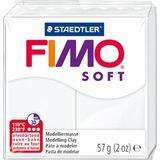 Staedtler Fimo Soft Beyaz Polimer Kil 57G Yüksek Detaylı Çalışmalar İçin Uygun