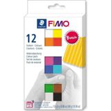 Staedtler Fimo Soft Polimer Kil Seti 25 gr x 12 Renk Basic (Ana) Renkler