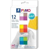 Staedtler Fimo Soft Polimer Kil Seti 25 gr x 12 Renk Brilliant (Canlı) Renkler