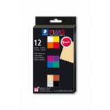 Staedtler Professionel Fimo 25gr X 12 Renk Polimer Kil Set - Basic