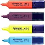 Staedtler Textsurfer Classic 4 Renk Fosforlu Kalem Seti