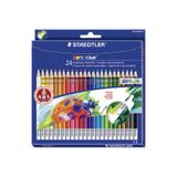Staedtler WizDesign 144 50NC Noris Club Silgili Kuru Boya Kalemleri – (12 veya 24 Renk Seçenekleri)