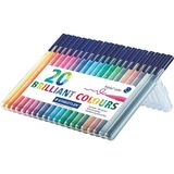 Staedtler & WizDesign 323 Sb Triplus Color Keçeli Kalem – 1.0 mm Uç (10 Veya 20 Renk Seçenekleri) - 323 SB20 20'Lİ