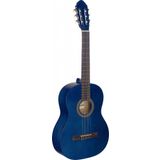 Stagg 4/4 Tam Boy Klasik İspanyol Naylon İp Gitar, Mat Mavi Kaplama