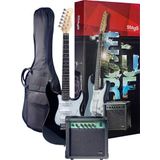 Stagg ESURF 250BK Surfstar Elektro Gitar Seti