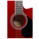 Stagg Sa20 Dce Red Elektro Akustık Gıtar
