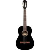 Stagg SCL50 Blk 3/4 Klasik Gitar - Parlak Siyah - 1
