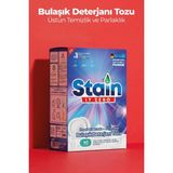 Stain İt Zero Stain Hepsi Bir Arada Toz Bulaşık Makinesi Deterjanı 40 Yıkama Üstün Temizlik ve Parlaklık