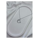 stainles steel Paslanmaz Çelik Silver Ay Yıldız Türk Bayrağı Kolye