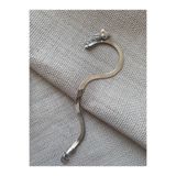 stainles steel STAİNLESS STELL İTALYAN EZME ÇELİK ZİNCİR BİLEKLİK, 316L KARARMAZ ÇELİK BİLEKLİK 17+5 cm Uzunluk