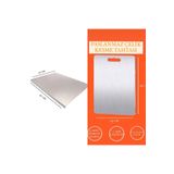 Stainless Art 2’Li Paket Paslanmaz Çelik Metal Tezgah Koruyucu & Kesme Tahtası