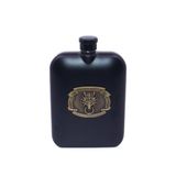 Stainless Ejder - Dragon Desenli Paslanmaz Çelik Cep Matarası 7 oz (200ml)