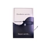 stainless steell gece gündüz arkadaş şans bilekliği (her bileğe uygun ayarlanabilir)