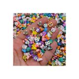 StainlessStore 60 Adet! Karışık Sevimli Hayvan Figürlü Polimer Kil (Fimo) Boncuk Seti