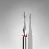 Staleks Elmas Manikür Freze Ucu Mini Ateş Model Kırmızı 1Mm Fa12r010-3