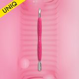 Staleks Gummy'''' Unıq 10 Type 4.2 Silikon Saplı Tırnak Eti Itici (Dar Yuvarlak Itici + Arkaya Çekilmiş Bıçak)''