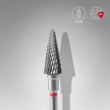 Staleks Sert Alaşım Koni Freze, Kırmızı, Çap 6 mm / Çalışma Kısmı 14 Mm, Adet